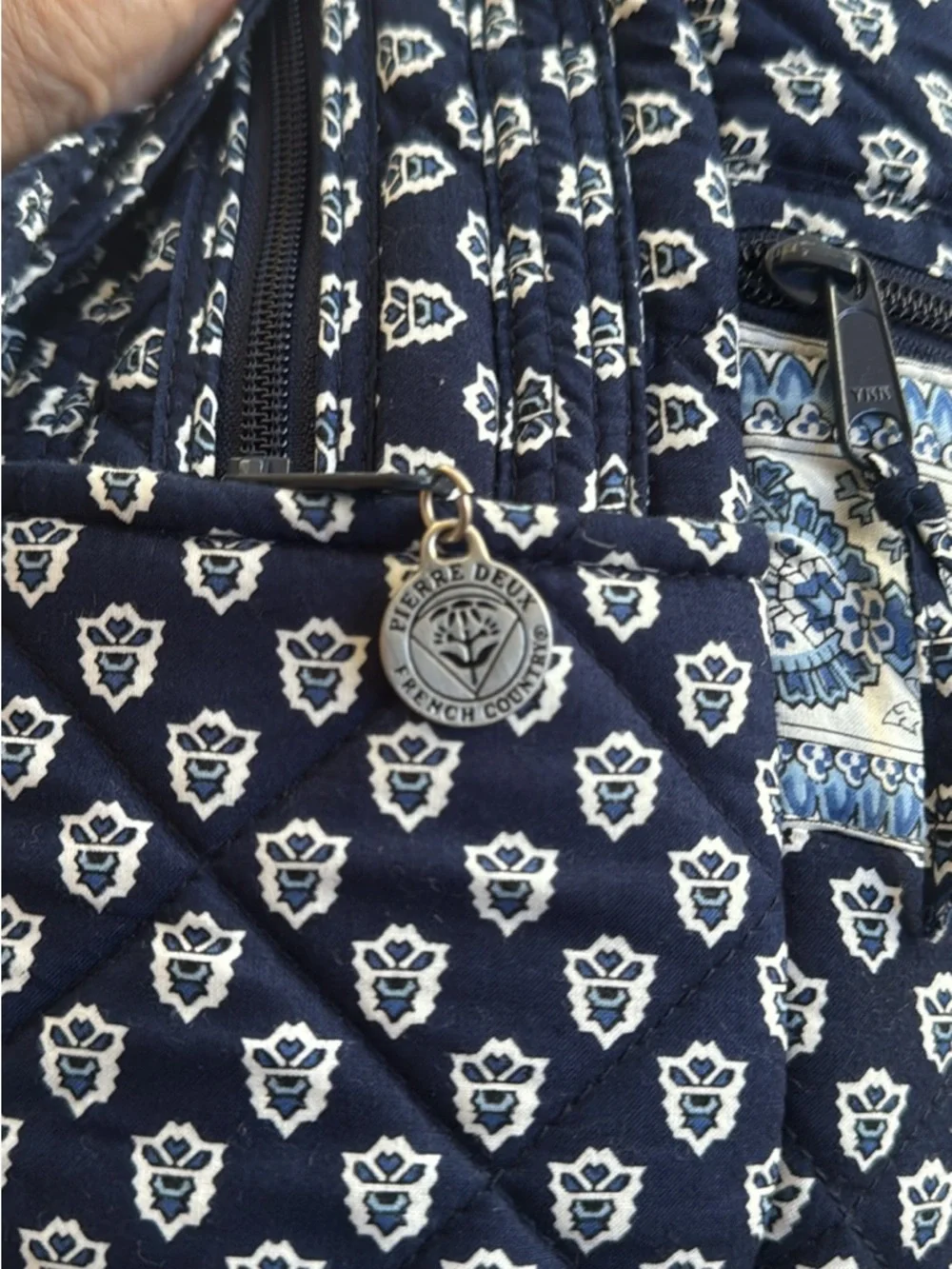 Pierre Deux French Country quilted diaper bag